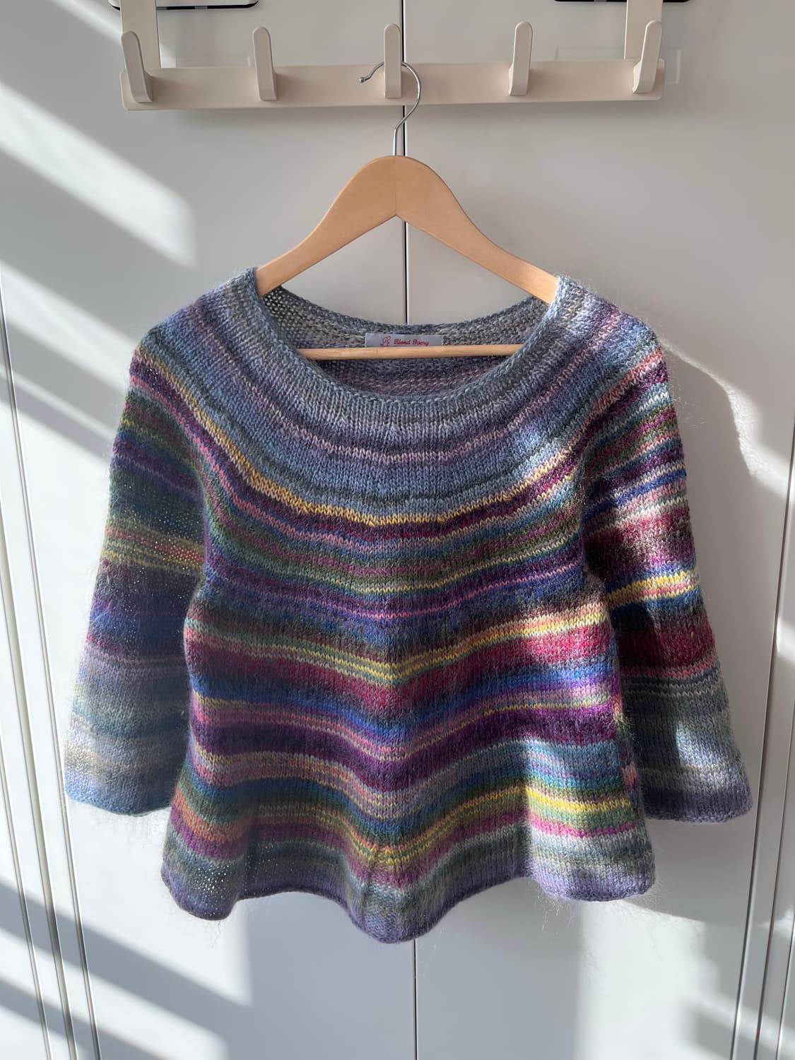 Blond jaery 무지개 플레어 울니트 상품이미지8