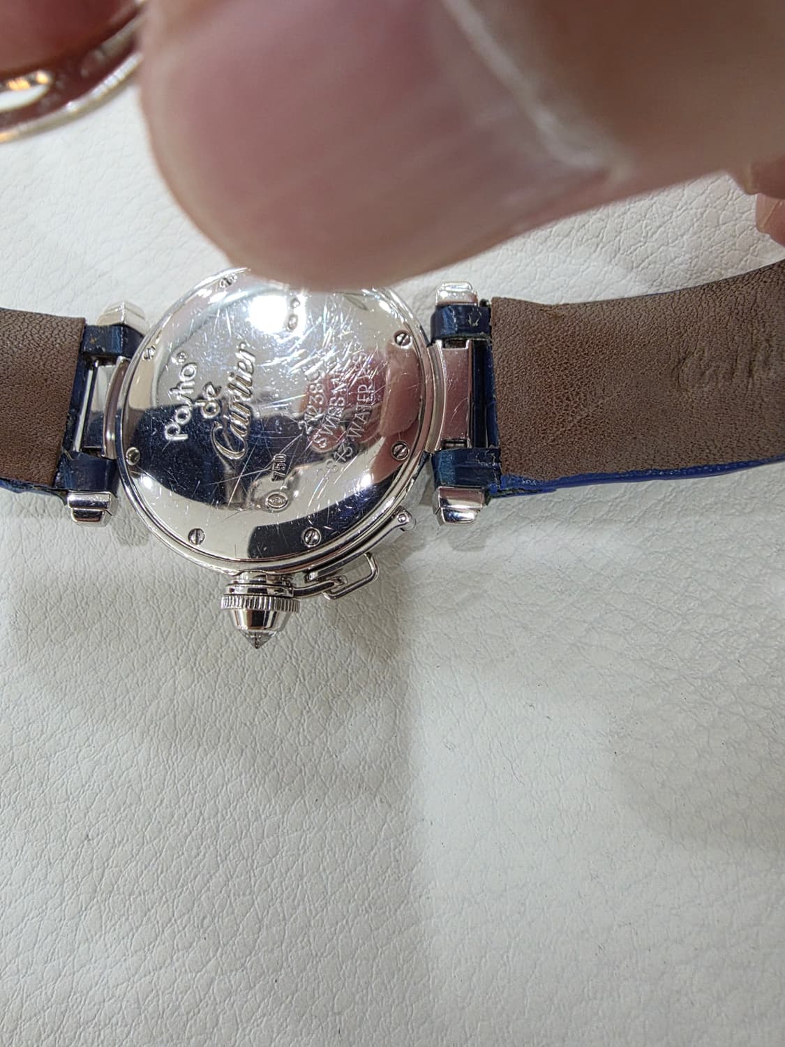 까르띠에 파샤 금통 다이아 시계 정품 상품이미지4