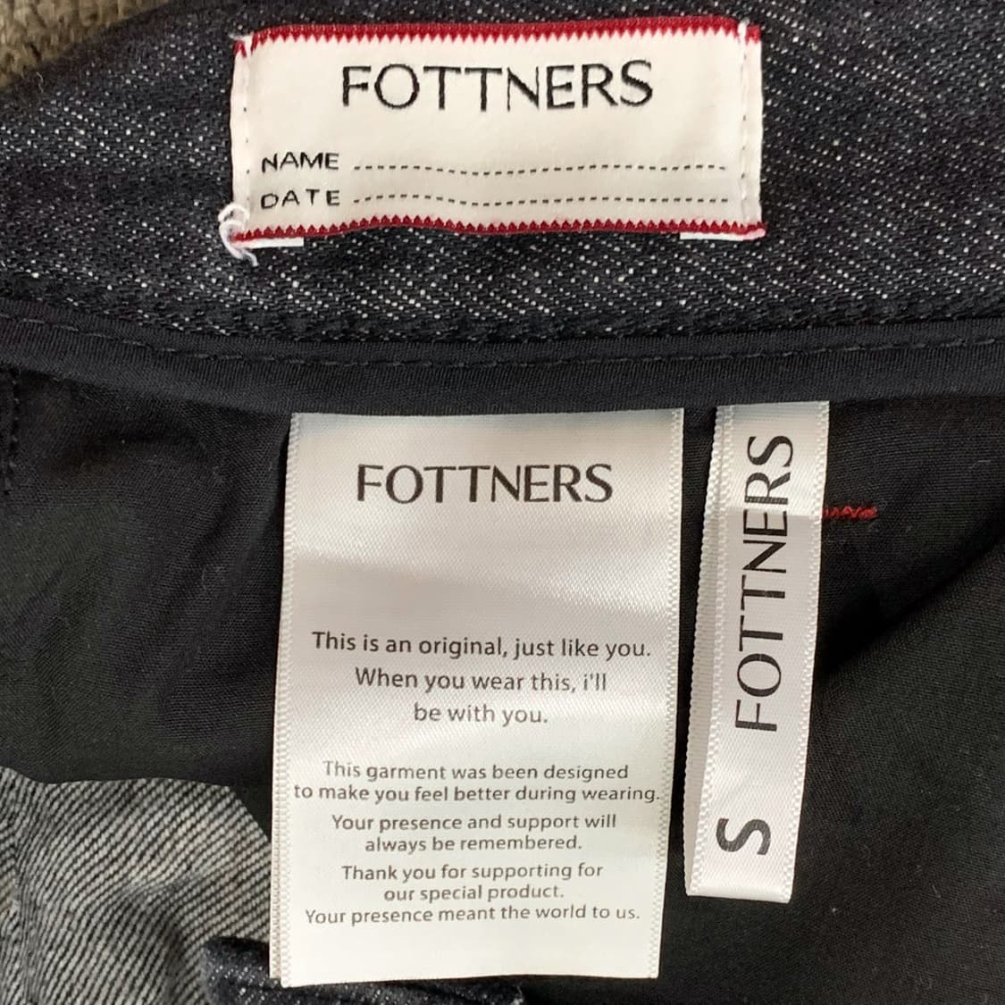 [30] 포트너스 투턱 와이드핏 데님팬츠 상품이미지6