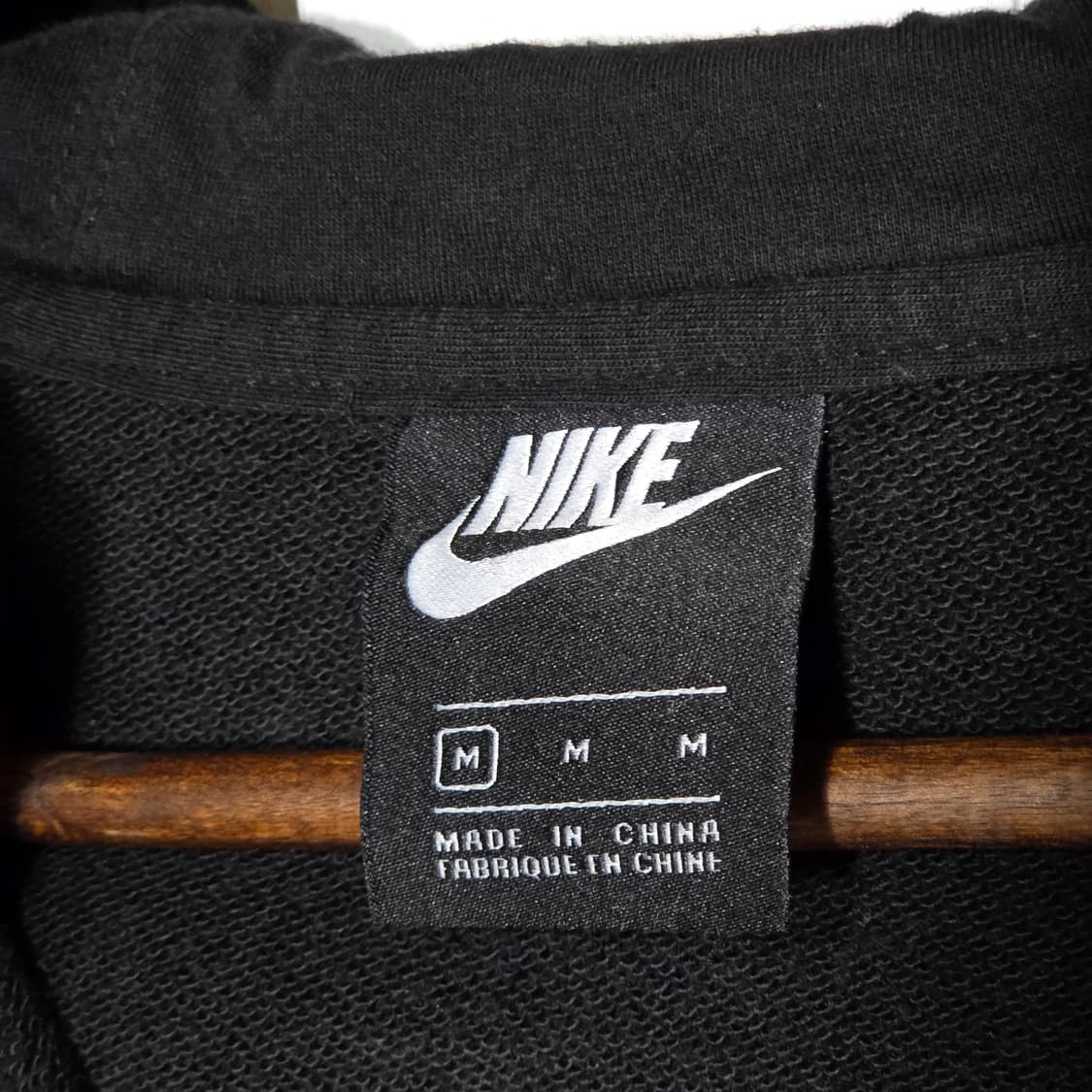 나이키 스우시 블랙 코튼 후드집업 상품이미지8