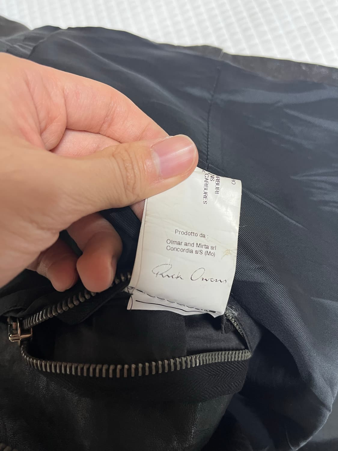 [S] 릭오웬스 09FW 크러스트 워시드 램 지오 자켓 상품이미지8