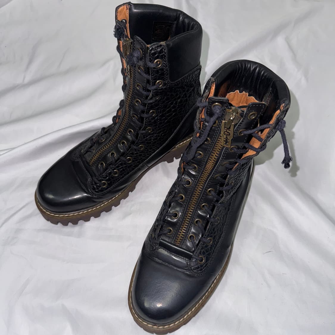 알렉산더 맥퀸 하이탑 집 부츠 상품이미지3