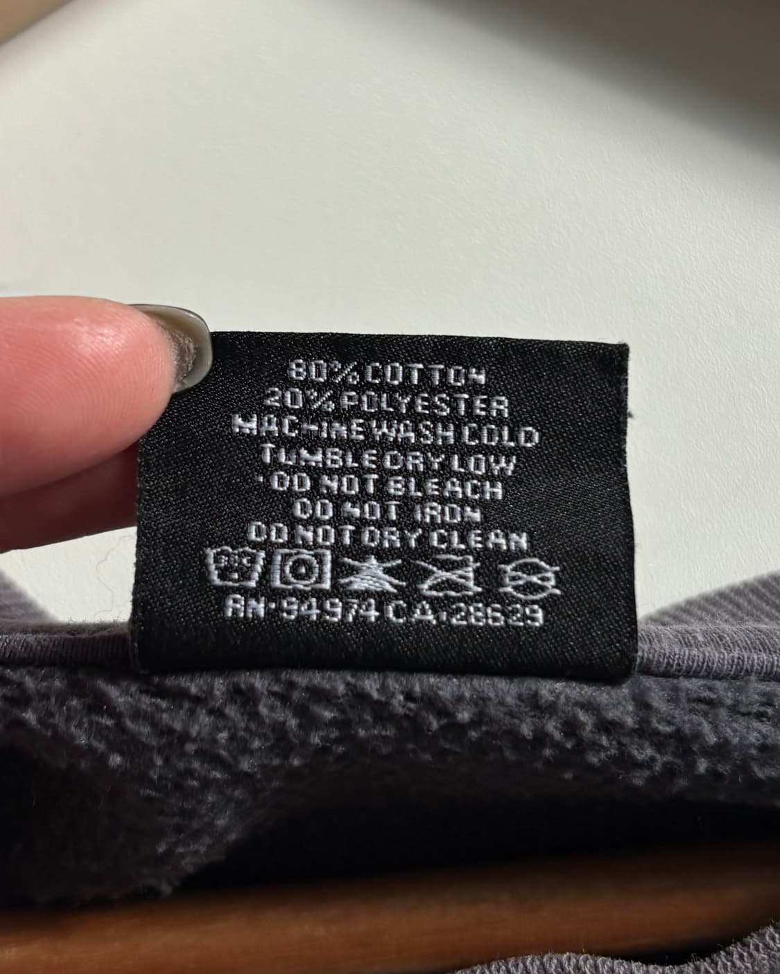 Stussy 스투시 차콜 로고 맨투맨 상품이미지5