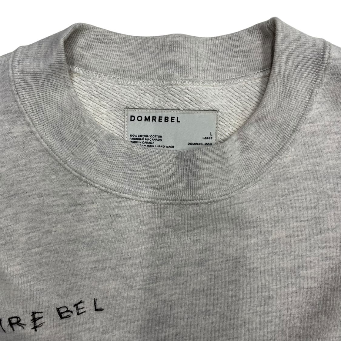 돔레벨 도날드덕 스케치 프린팅 백멜란지 맨투맨 L 상품이미지8