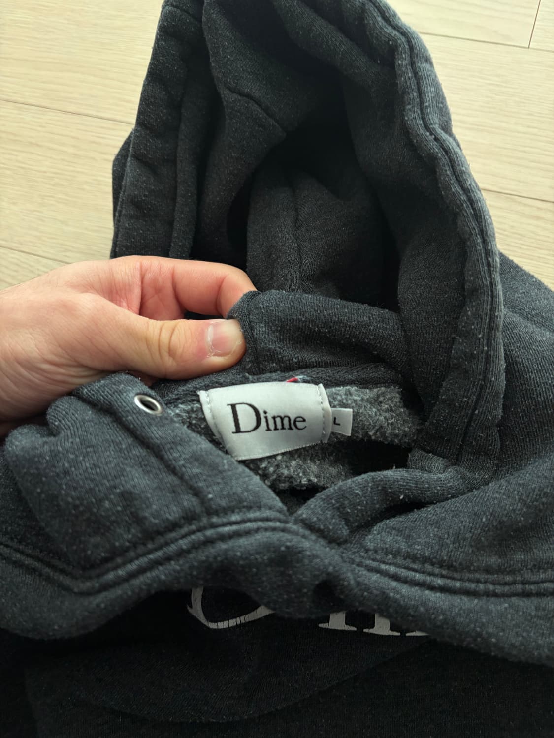 Dime 다임 차콜 후디 L 상품이미지3