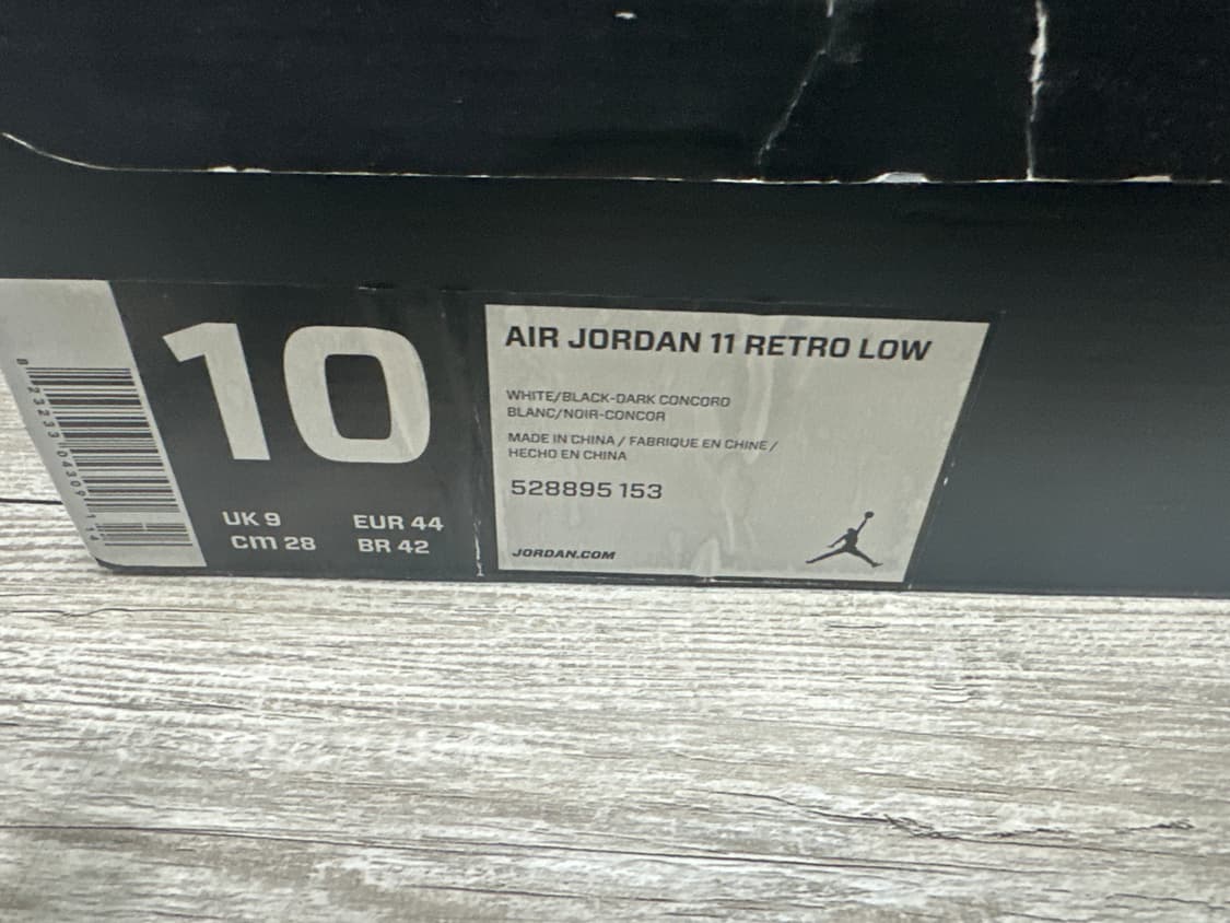 조던11레트로우 블랙화이트 콩코드 상품이미지3