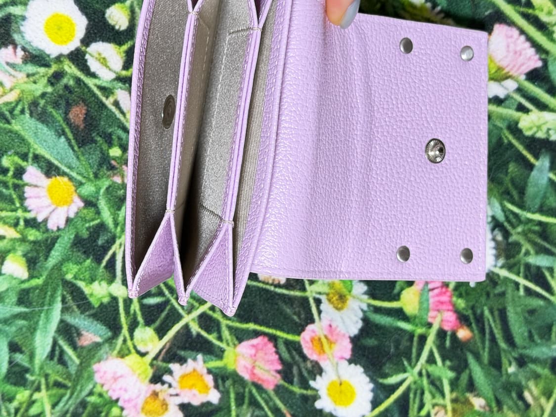 마뗑킴 아코디언 지갑 라이트 바이올렛 상품이미지4