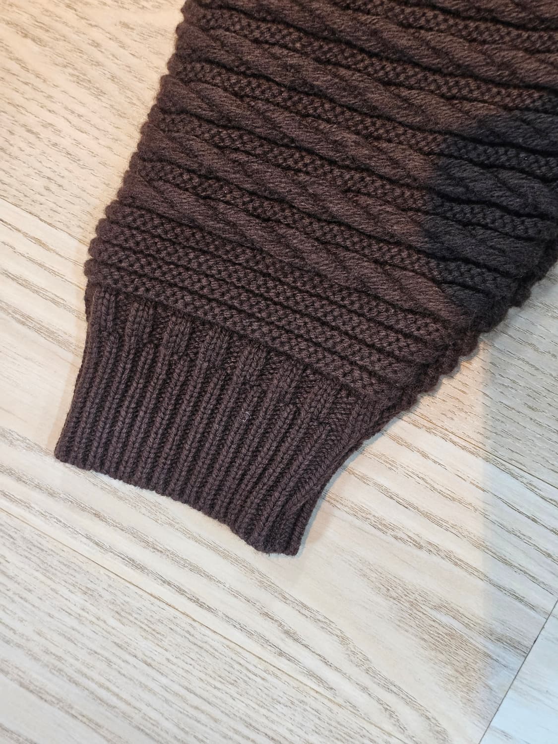 야시키 니트 2 size Brown 상품이미지5