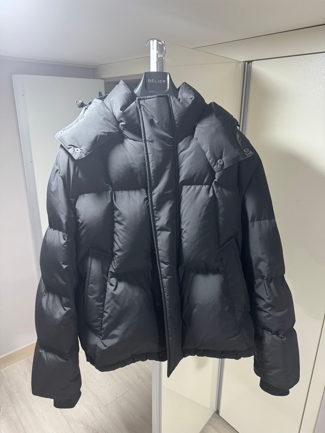 벨리에 크로스라인 구스다운 패딩 4 상품이미지2