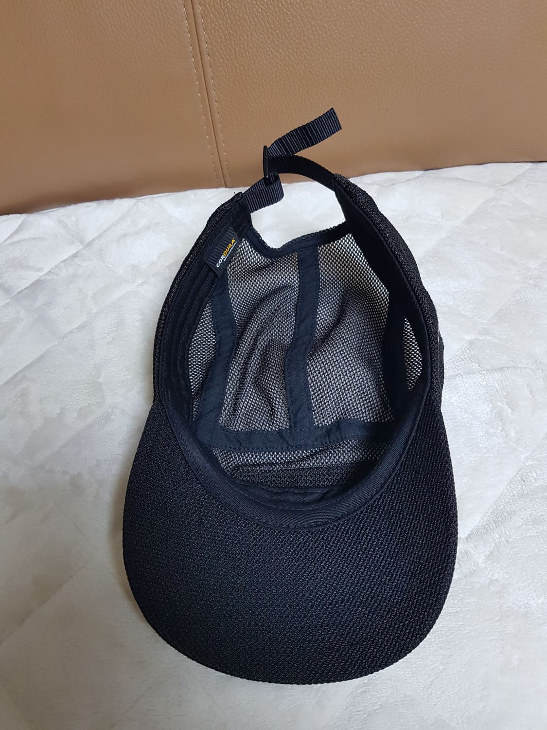 슈프림 메쉬 코듀라 캠프캡 모자 볼캡 블랙 23SS 상품이미지6