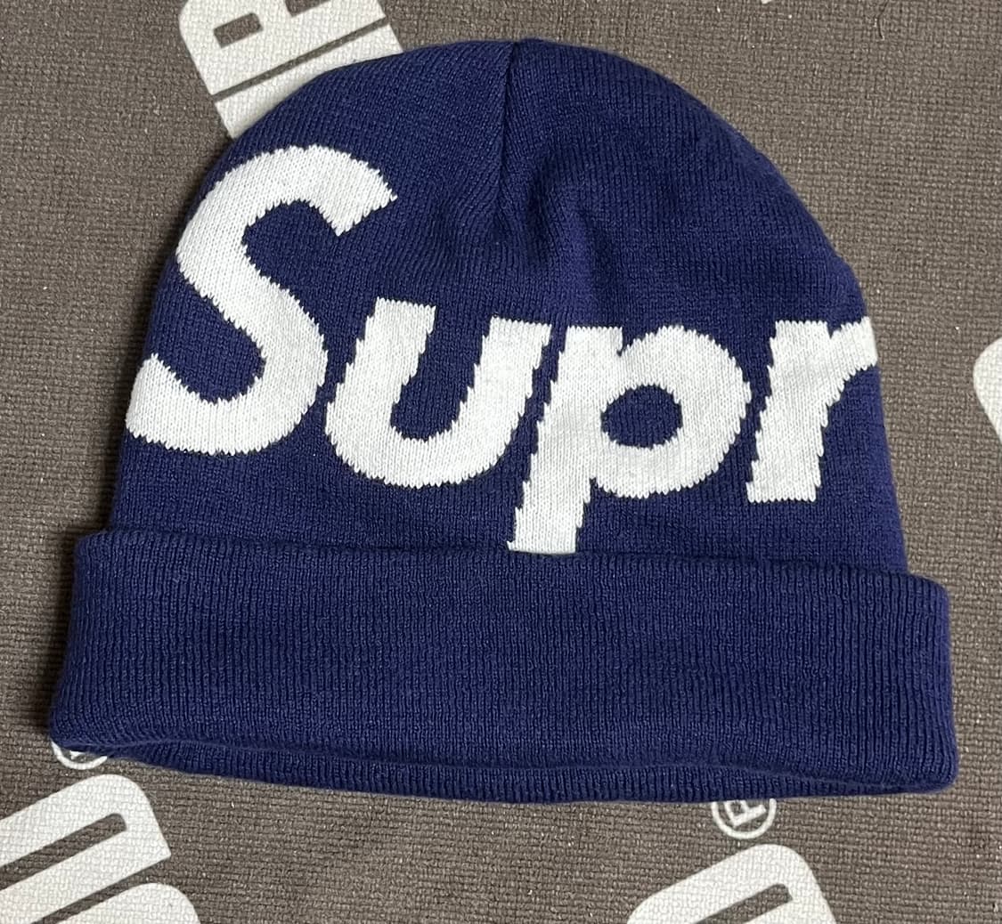 Supreme 빅로고 비니 상품이미지1