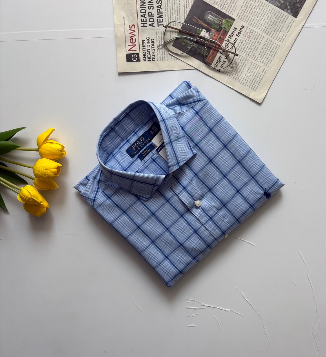 [새상품] Polo 폴로랄프로렌 체크 셔츠ㄹ 상품이미지3