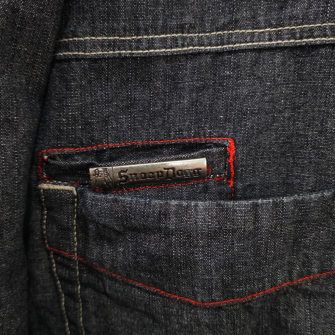 빈티지 스눕독 Snoop Dogg 빅사이즈 데님셔츠- 2XL 상품이미지3