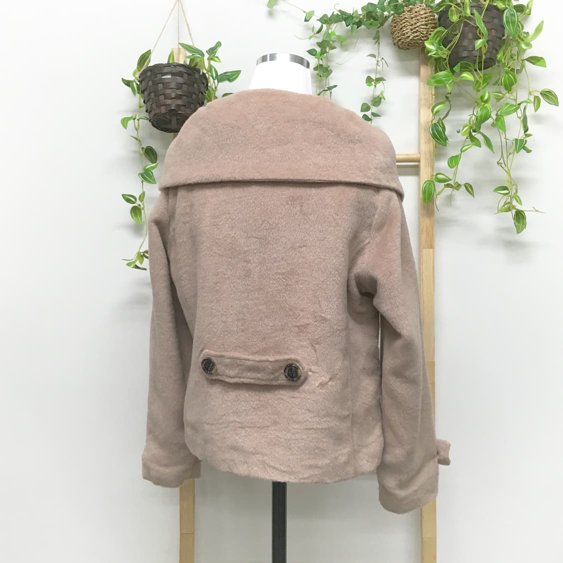 JPN/ 만두카라코트 숏코트 라떼코트 더블단추코트모리걸코트 둥근카라코트 상품이미지7