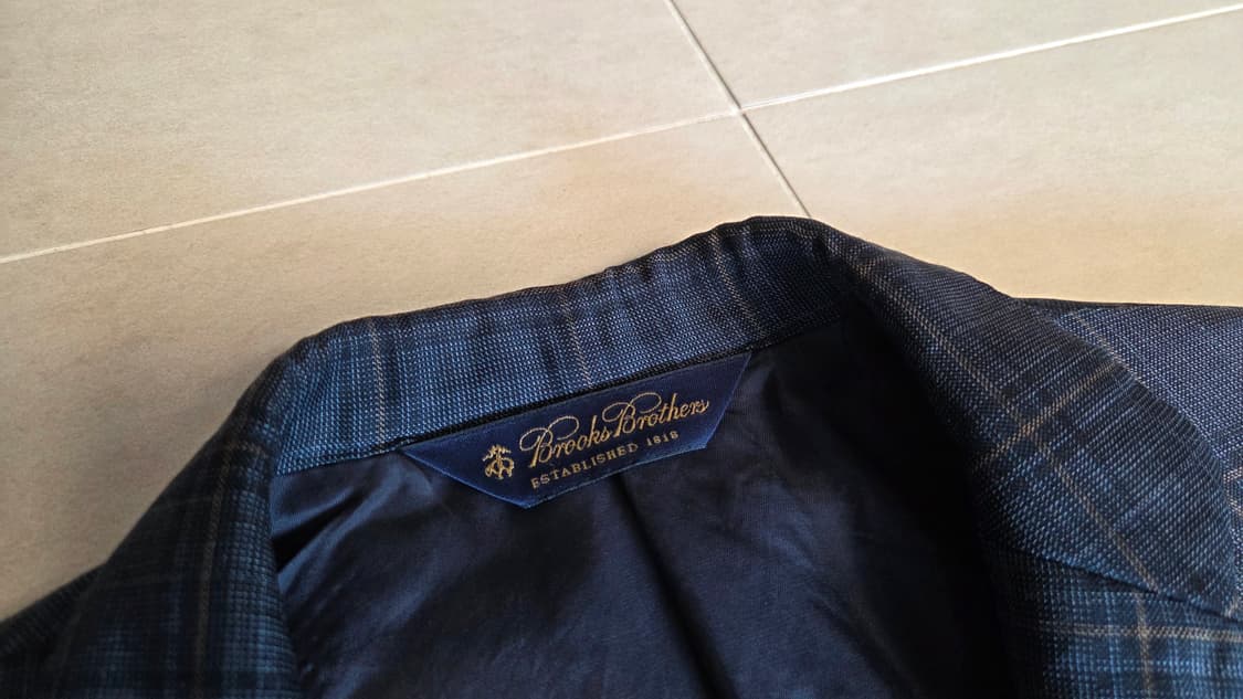 브룩스 브라더스 1818 리젠트 체크 자켓  상품이미지4
