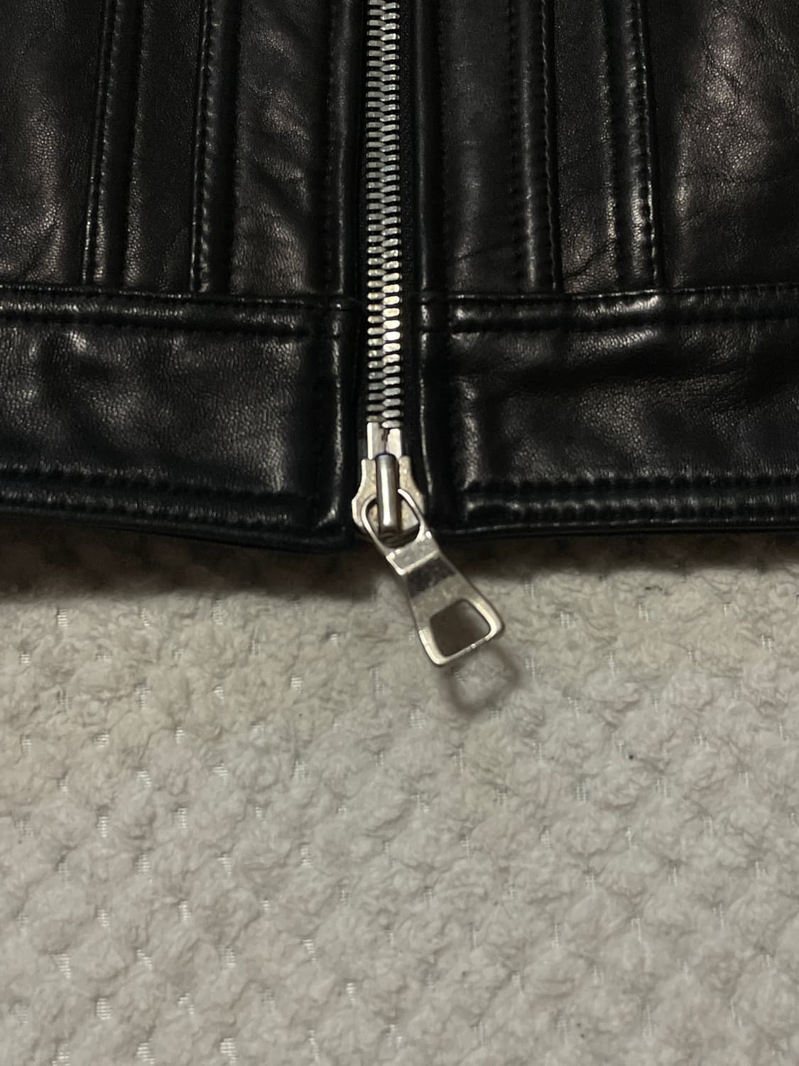 광희시장 웨스턴 무드 2WAY 램스킨 양가죽 포켓 레더 자켓 상품이미지5