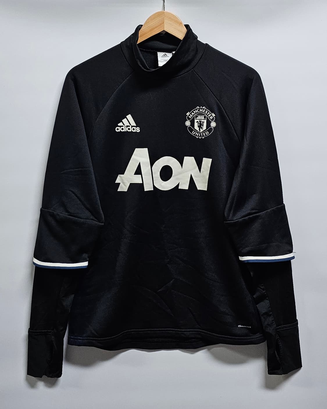 아디다스 맨유 트레이닝 탑 블랙 100 상품이미지1