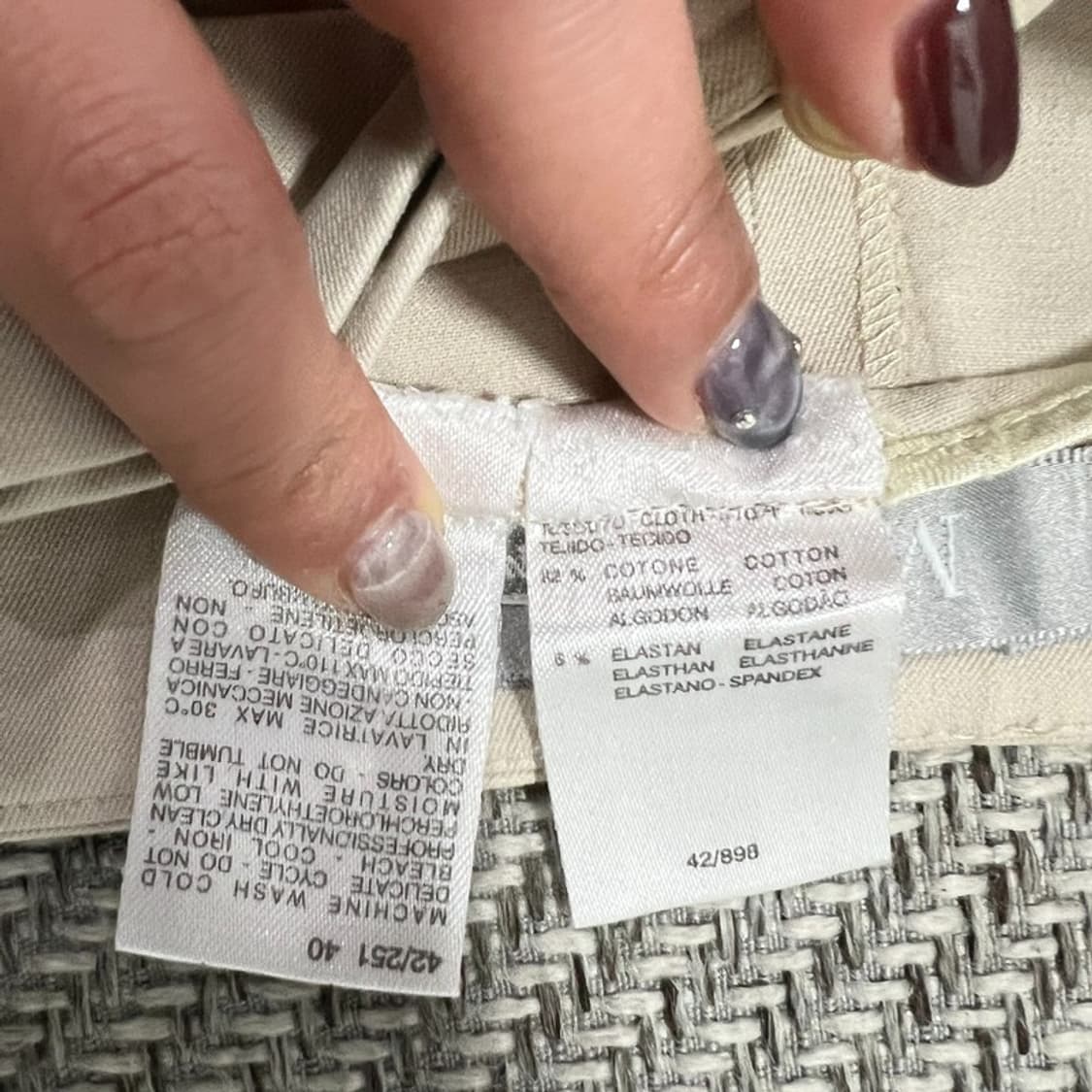 막스마라 미니멀 슬랙스 v0945  상품이미지8