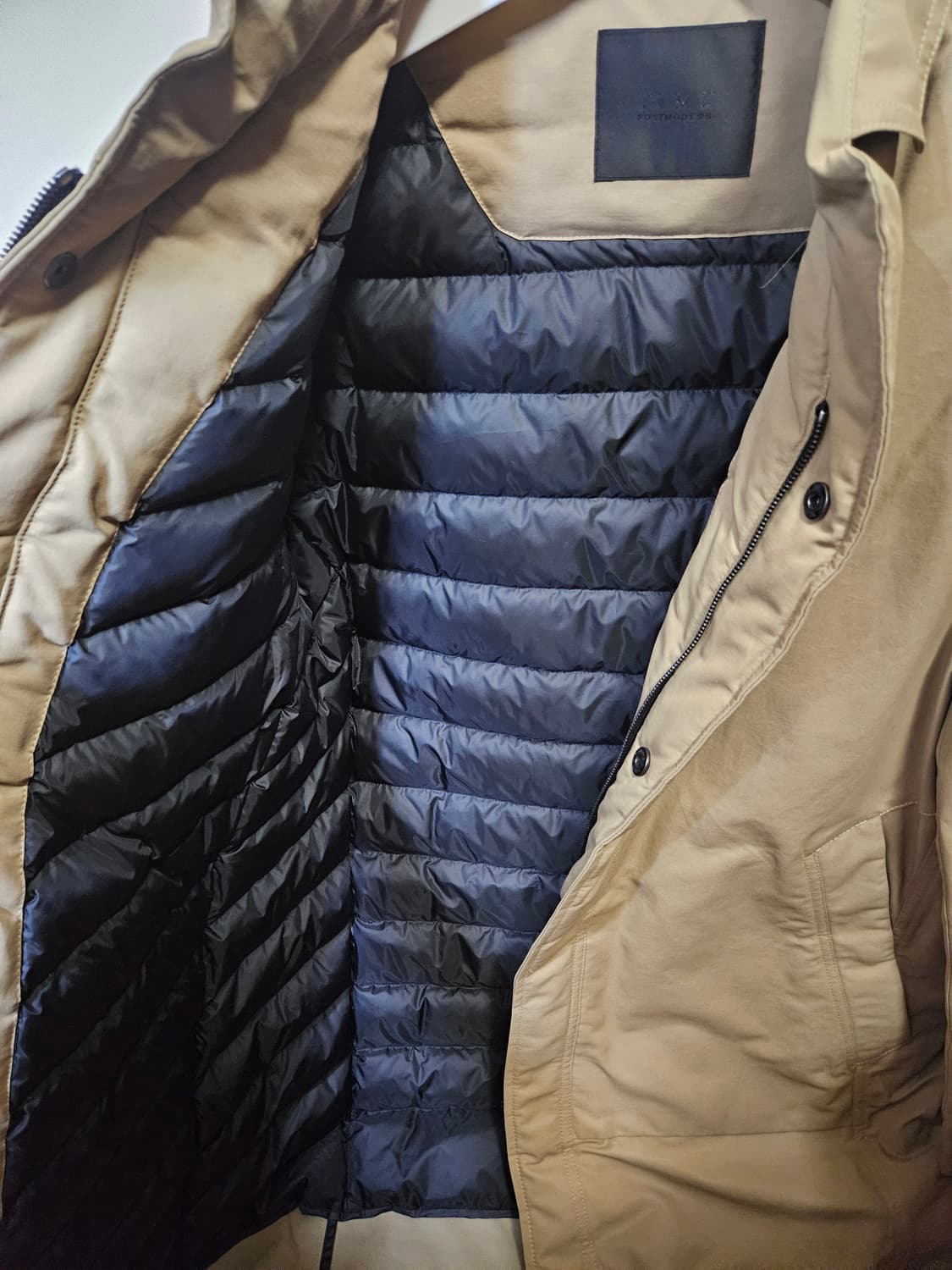 105 XL) 타임옴므 구스다운 롱패딩 코트 다운자켓 상품이미지4