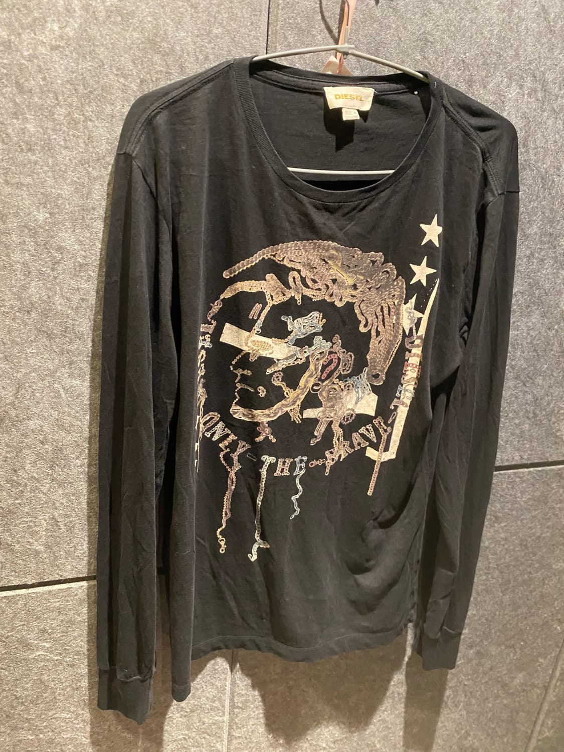 Diesel Indian head Longsleeve Black M 상품이미지2