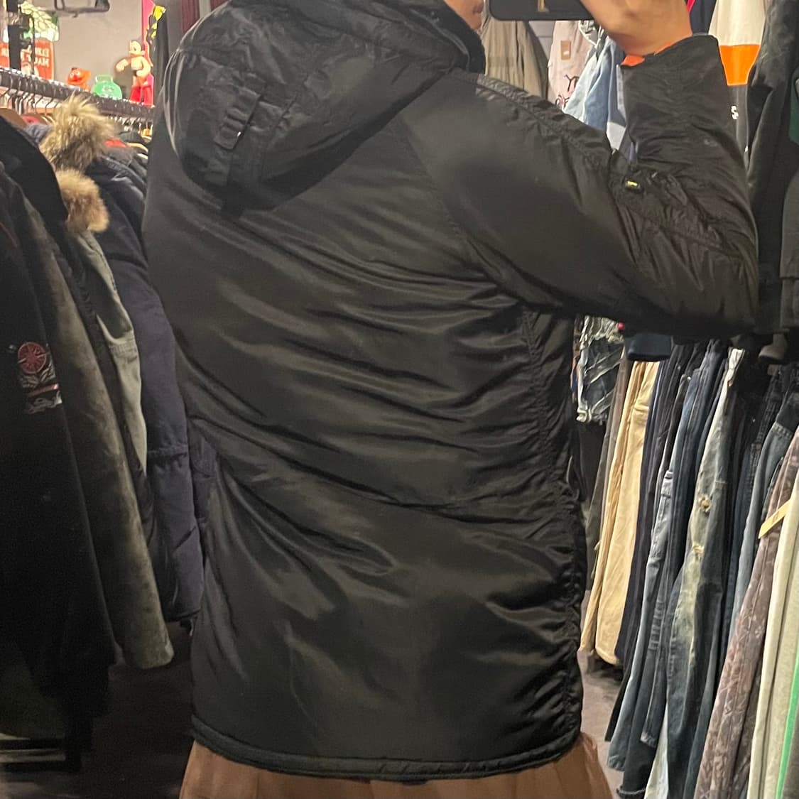 [IM] ALPHA 알파인더스트리 블랙 패딩 상품이미지7