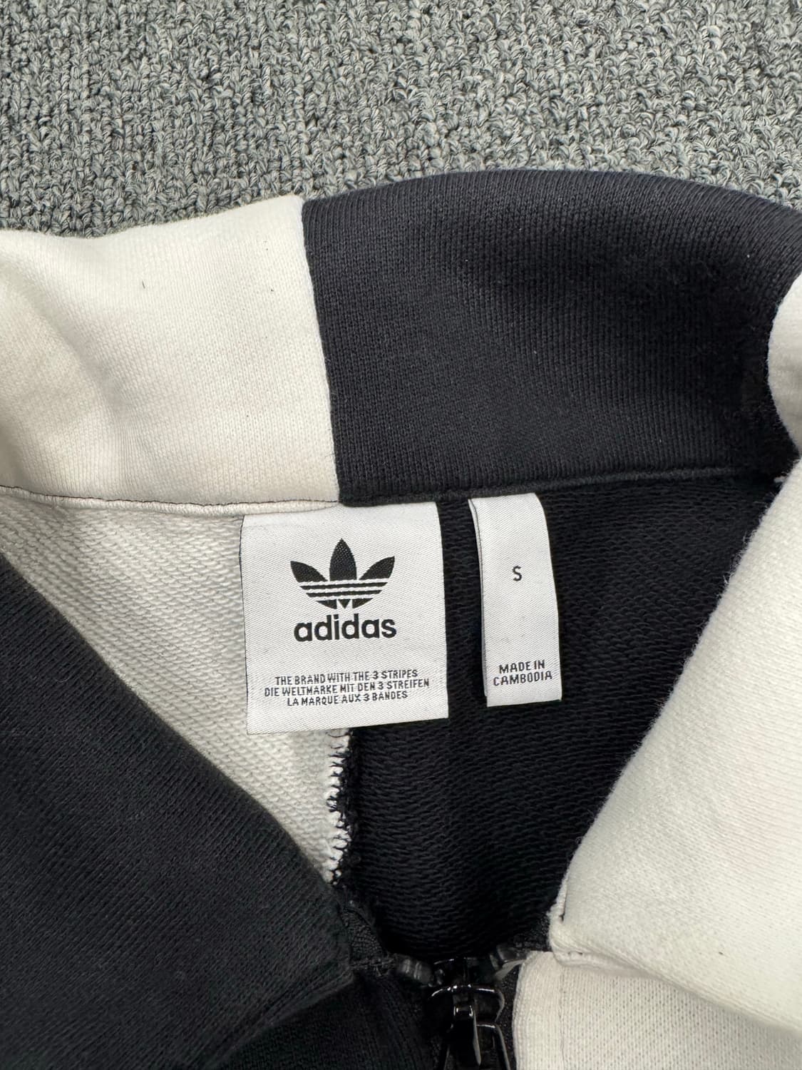 S)아디다스 빈티지 크루엘라 하프 크롭 져지 집업 상품이미지3