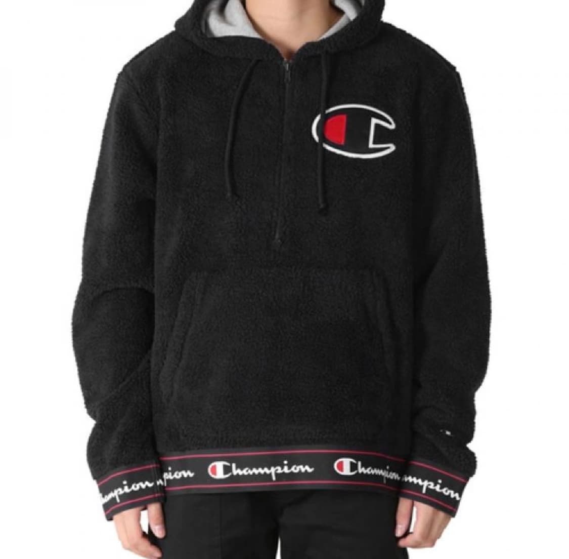 챔피온 양털 뽀글이 아노락 네이비 100 상품이미지9