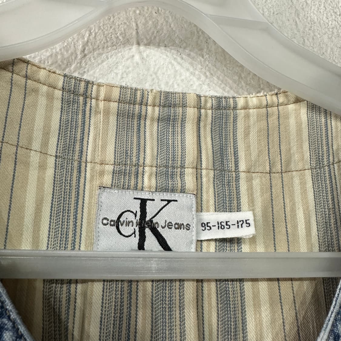 CK 캘빈클라인 데님 청조끼 M 상품이미지3