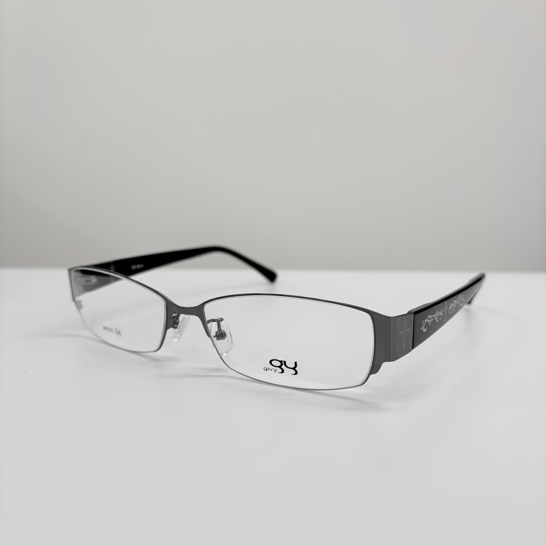 GIVY 기비 실버 사각 메탈 빈티지안경 상품이미지1