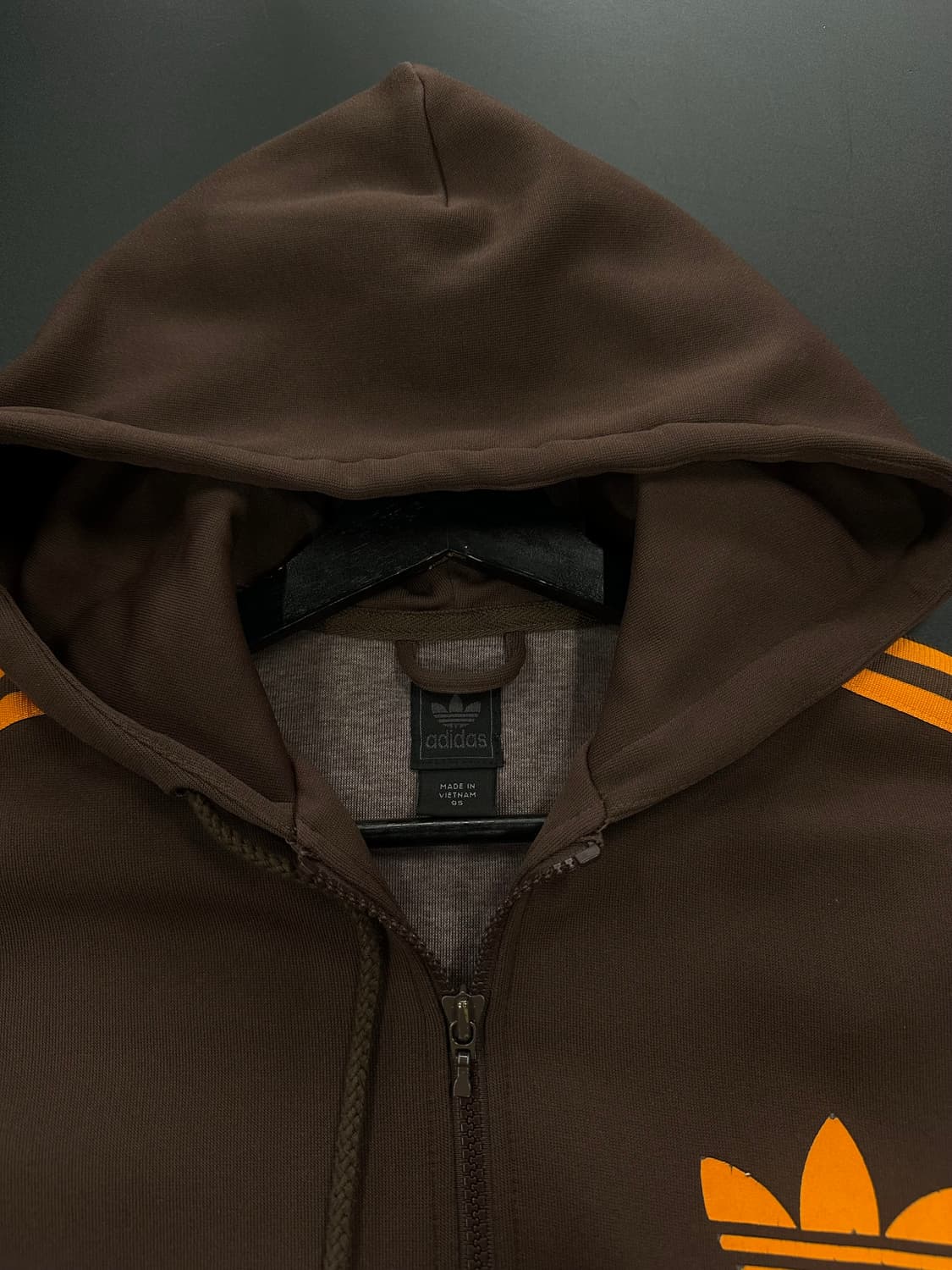 아디다스 90s 후드플락 트랙집업 브라운 상품이미지7