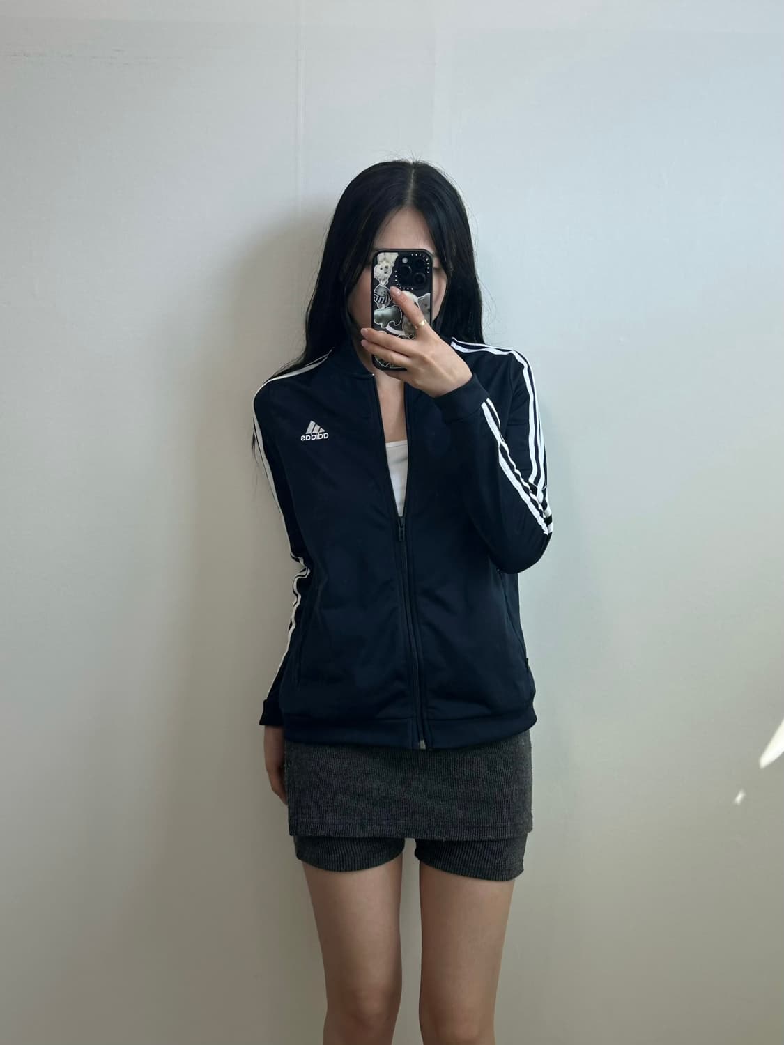 아디다스 자수로고 네이비 트랙탑 져지 상품이미지1