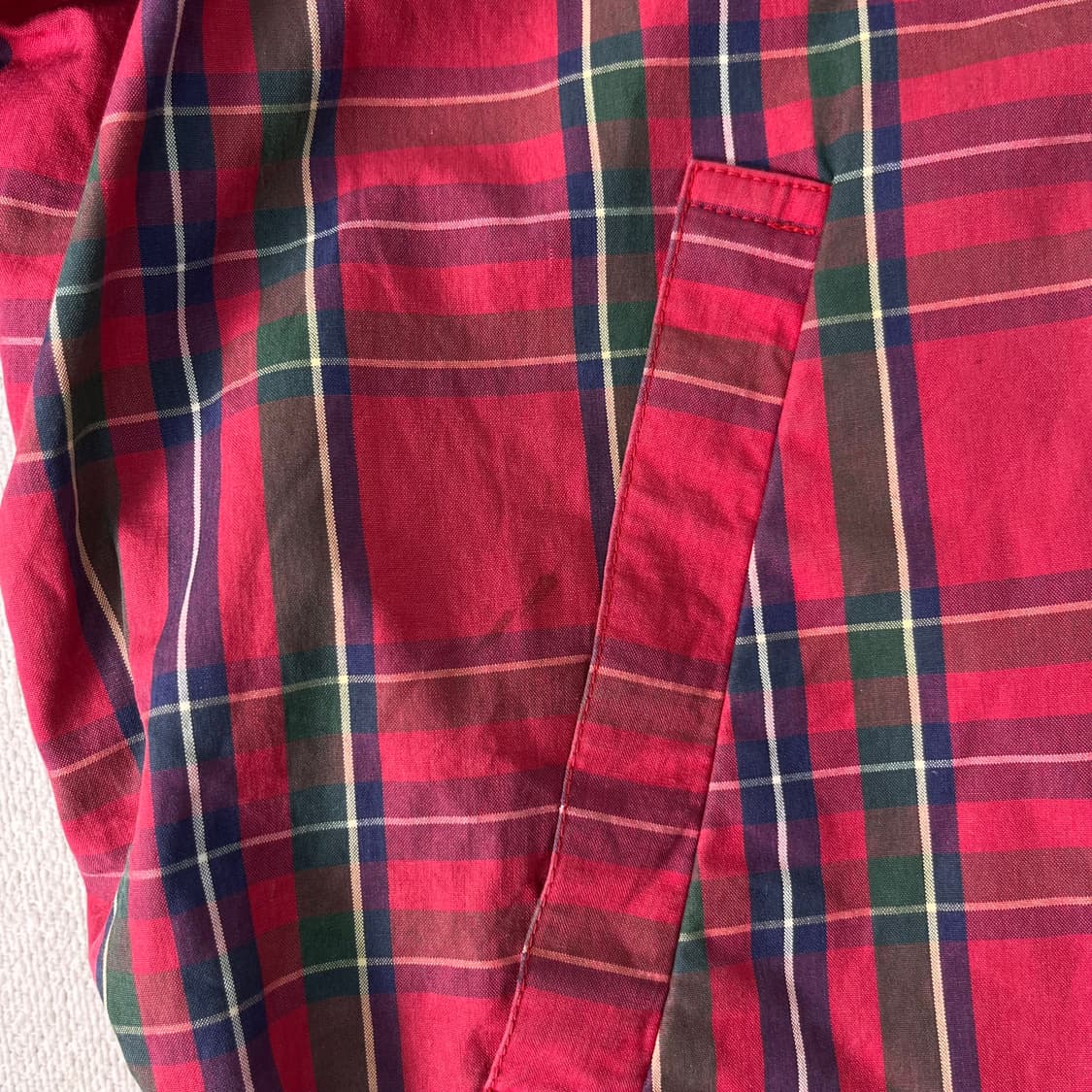 100 폴로 랄프로렌 빈티지 체크 바라쿠타 블루종 자켓 상품이미지7