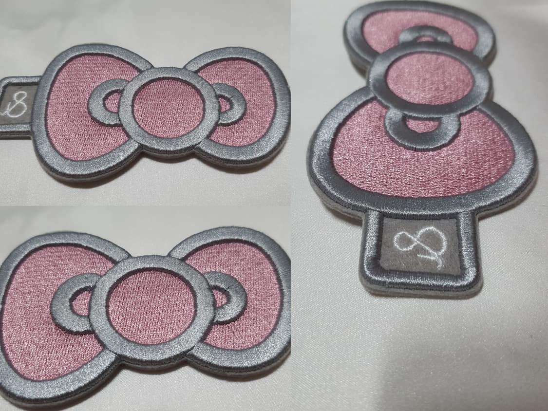 고양이 헬로키티 조셉앤스테이시 핑크 실버 리본 상품이미지4