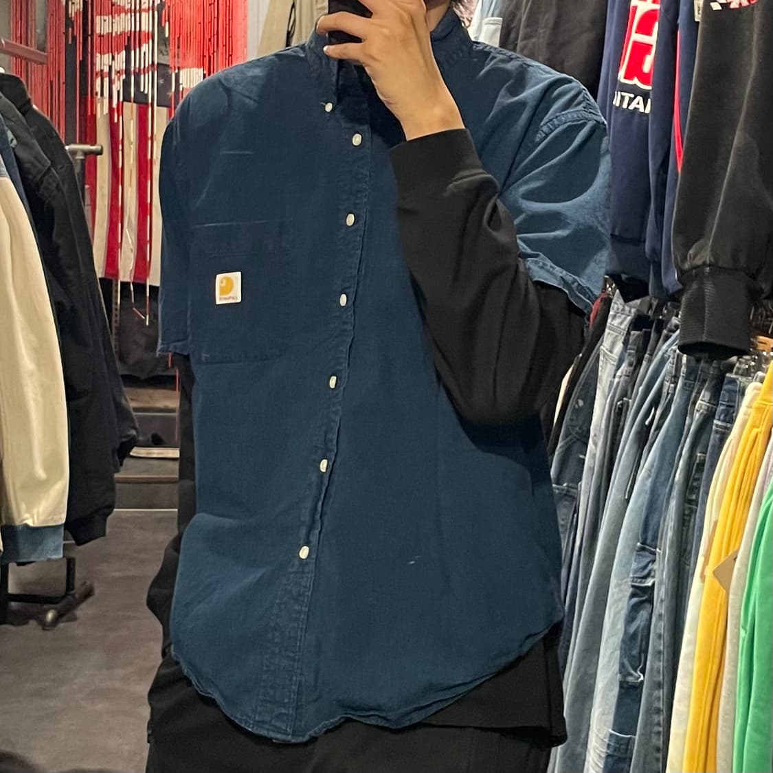 [IM] carhartt 칼하트 진청 반팔셔츠 상품이미지4