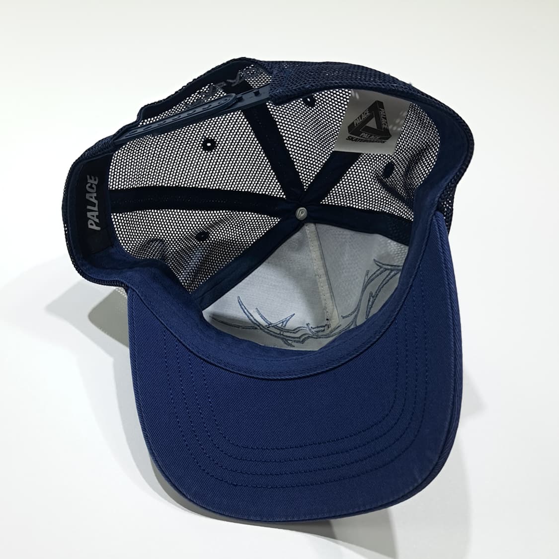 CK050 팔라스 트라이벌 자수 네이비 메쉬 트러커햇 모자 상품이미지5