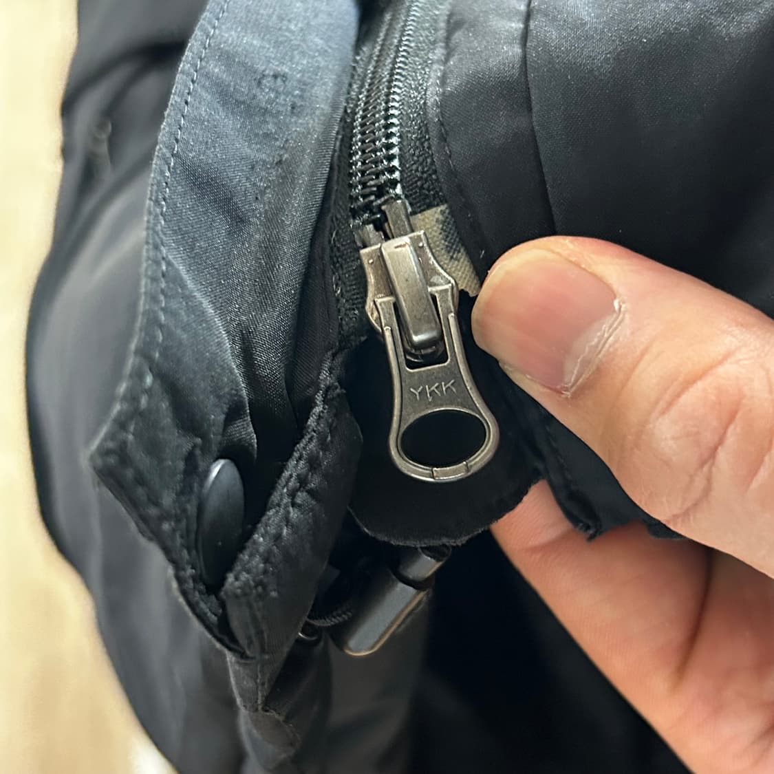 몽벨 고어텍스 블랙 투웨이 패딩 L 상품이미지5