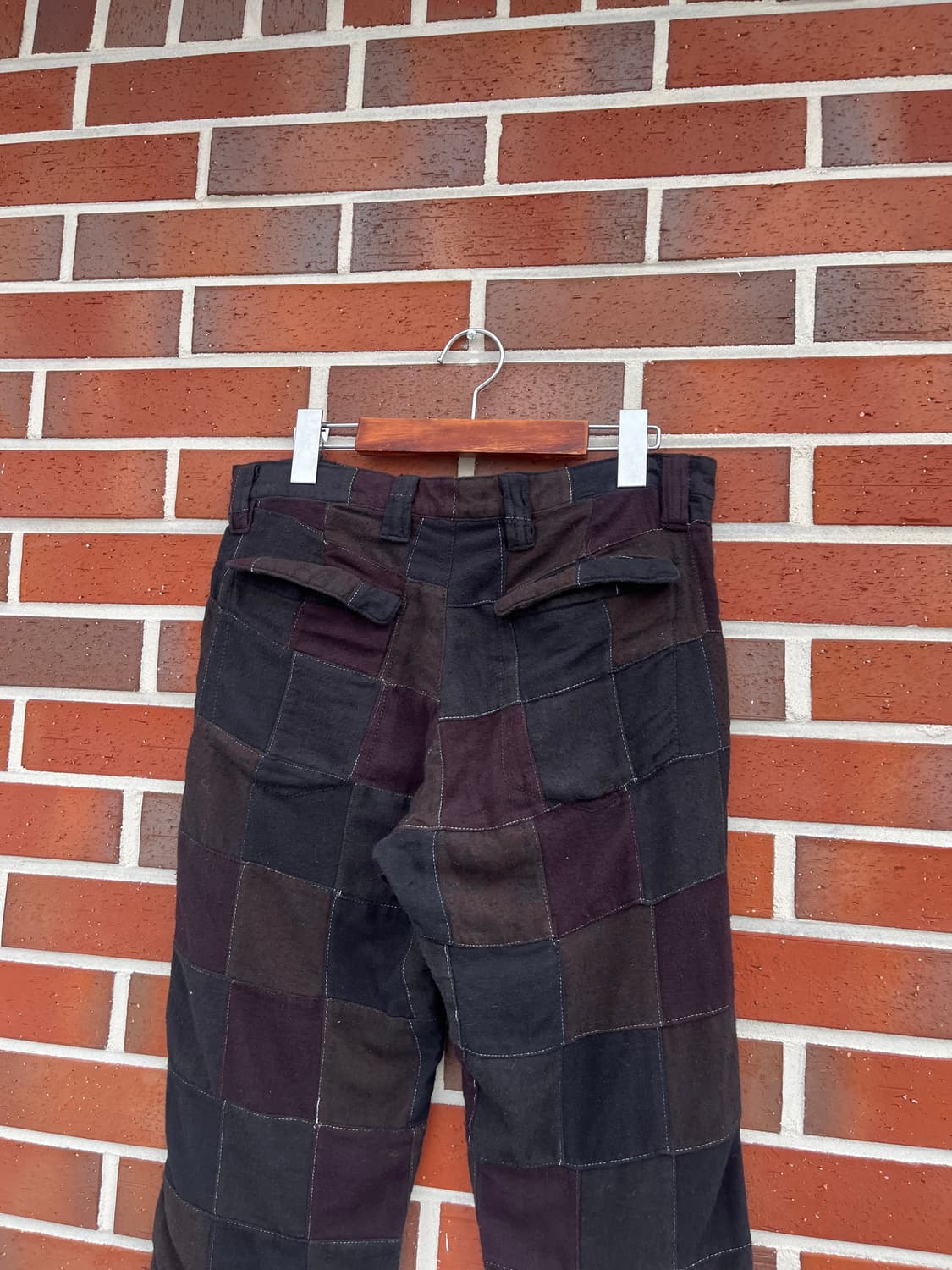 Vintage (japan made) 패치워크 부츠컷 팬츠  상품이미지5