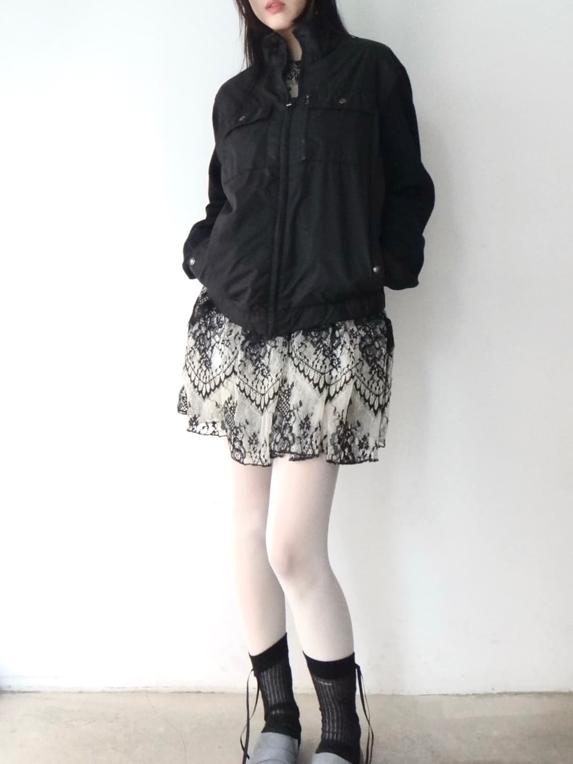 CALVIN KLEIN knit block casual jacket  상품이미지5