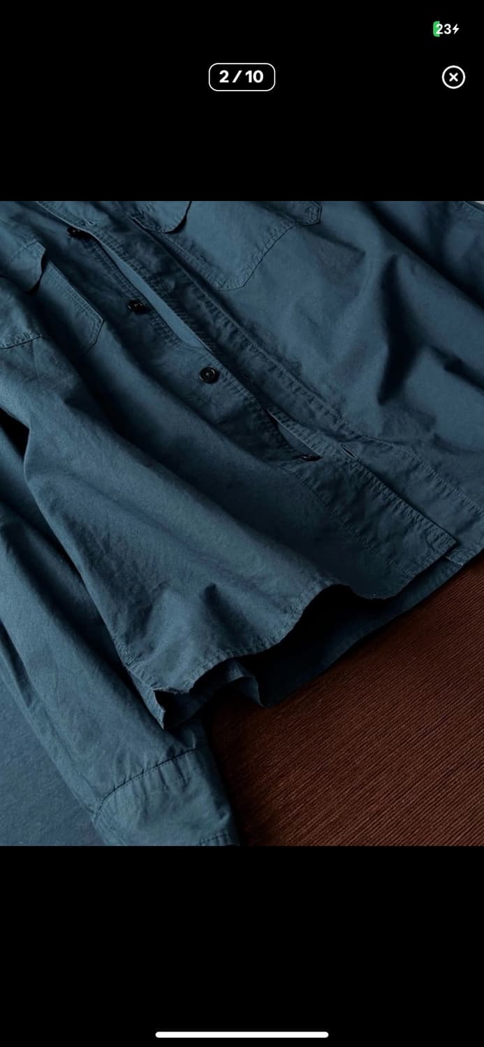 MHL 마가렛호웰 투포켓 셔츠 L 상품이미지2