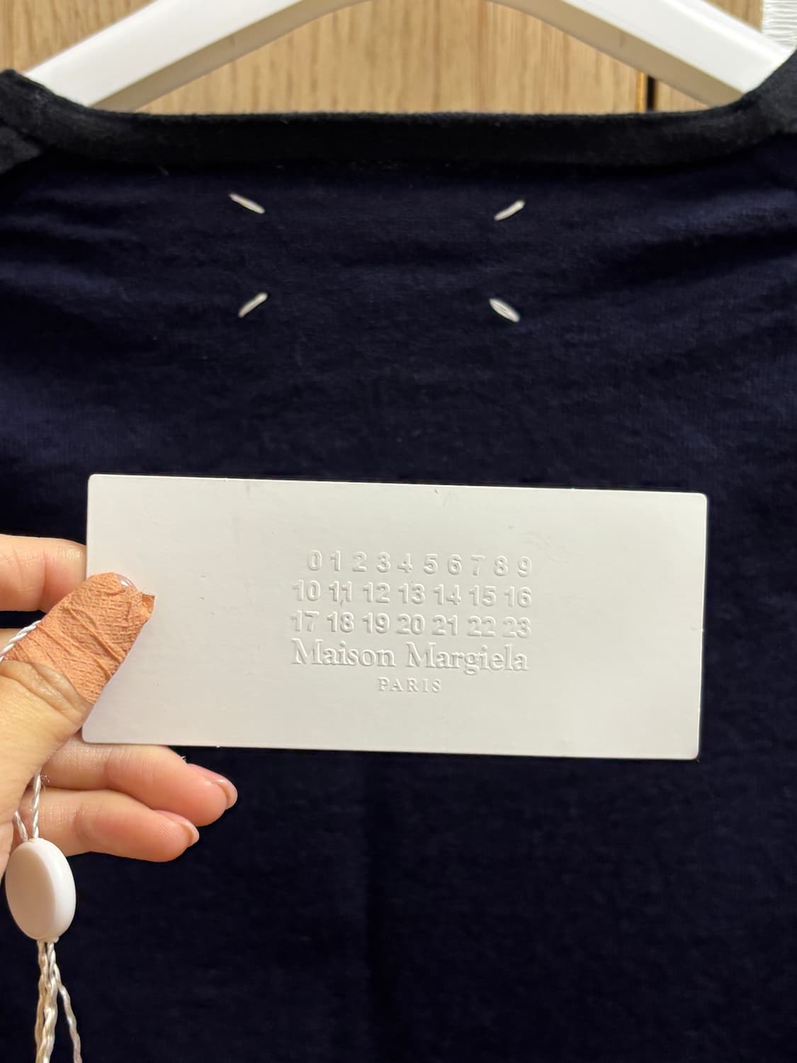 메종 마르지엘라 네이비 니트 S 상품이미지7