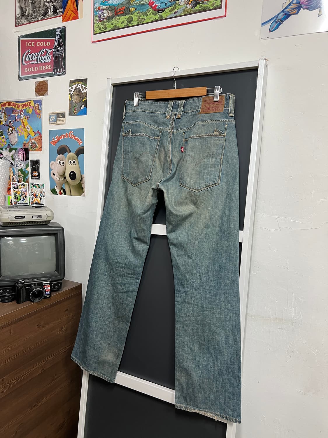 00s Levis 리바이스 701 스트레이트핏 데님 팬츠 상품이미지1