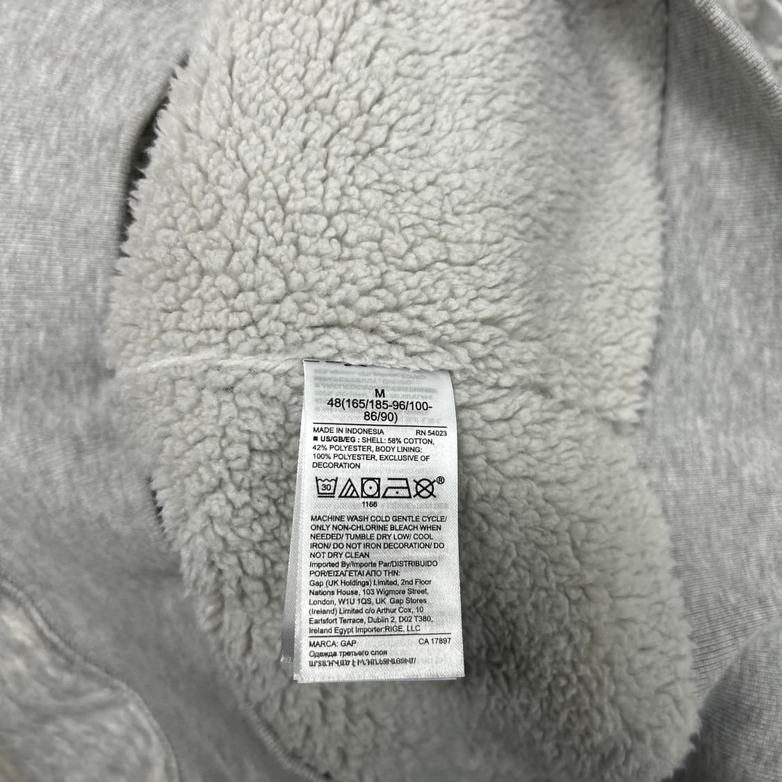 갭 양털 후드집업[1396] 상품이미지7