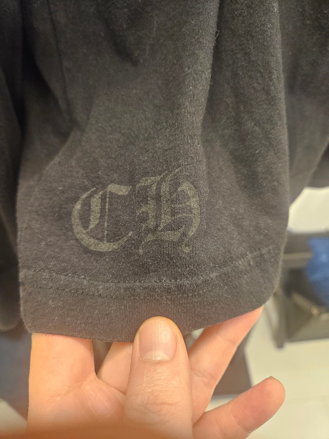 크롬하츠 정품 초레어 스테프 롱슬리브 티 티셔츠 Xl 상품이미지5