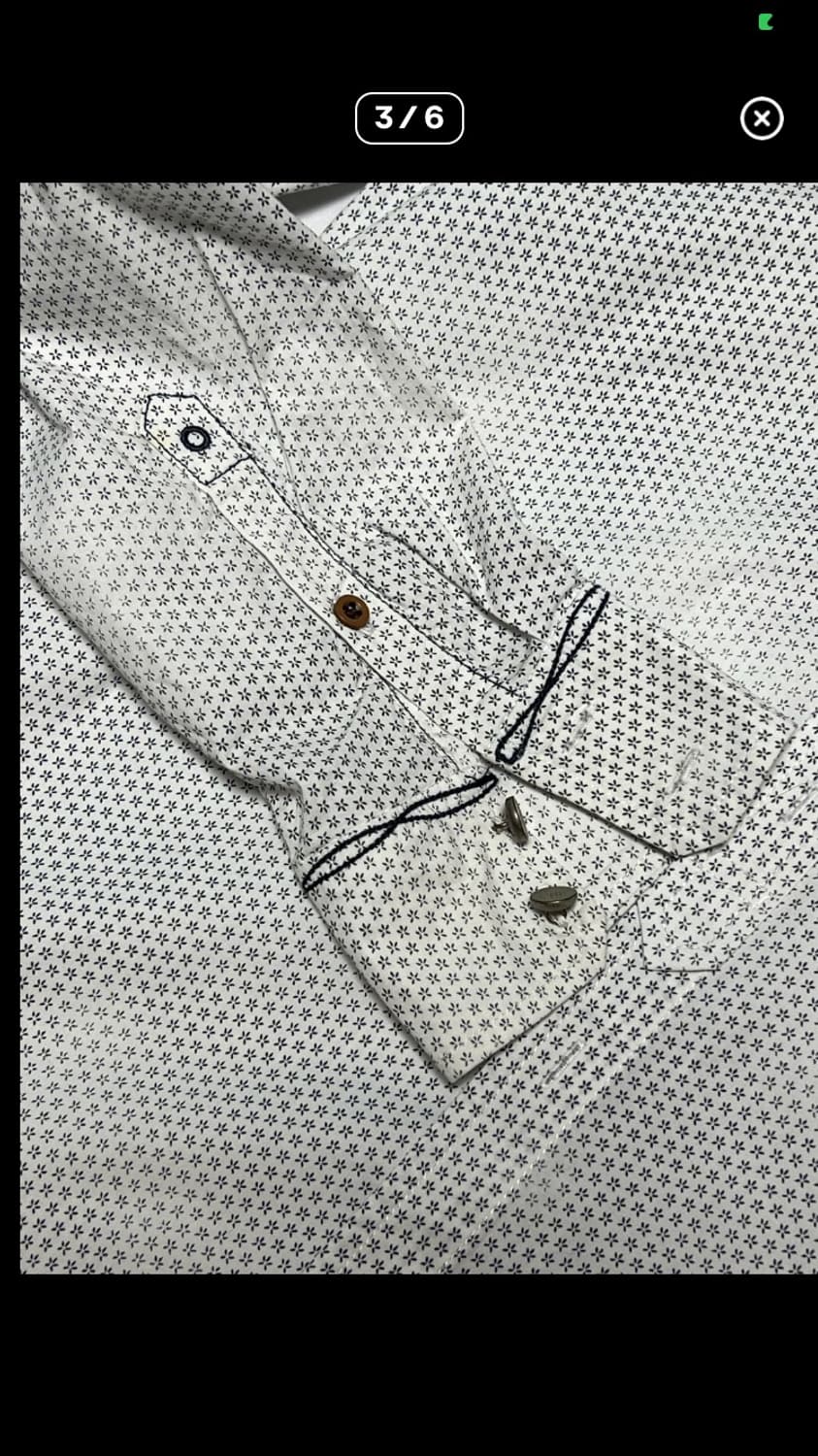 디젤 도트 스팟워싱 디테일 긴팔 셔츠 상품이미지3