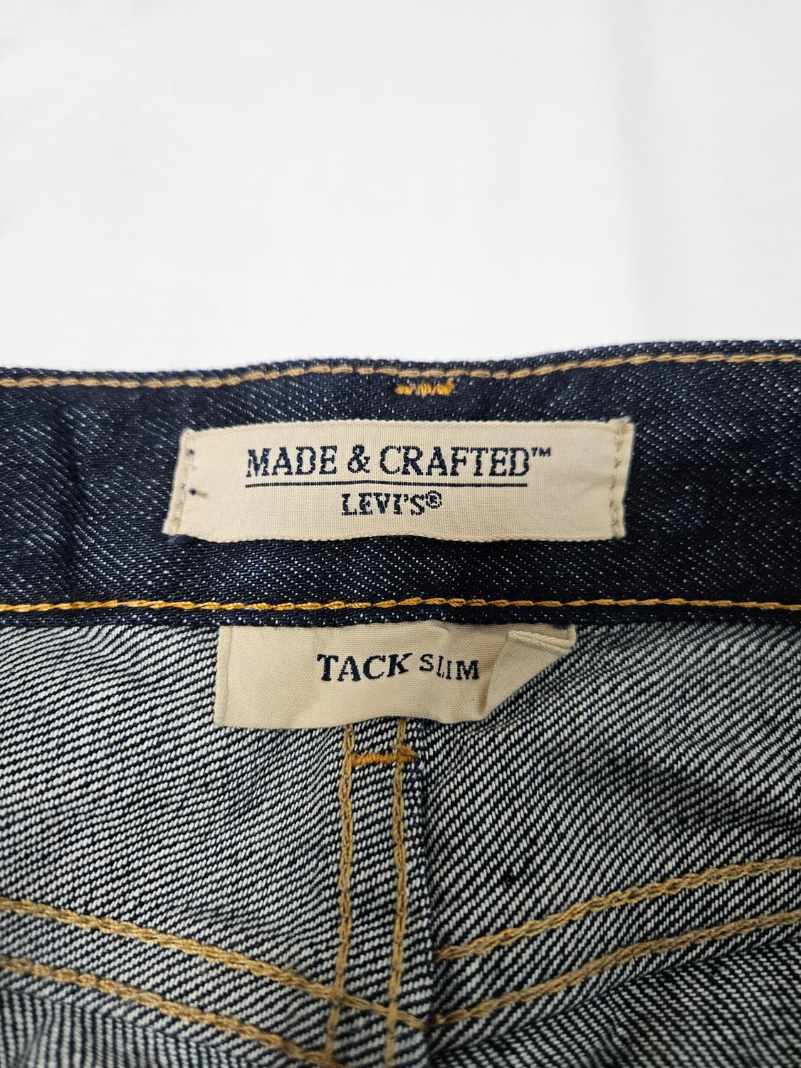 리바이스 블루라벨 메이드앤크래프트 터키 데님팬츠 바지 슬림핏 빈티지 31 상품이미지5