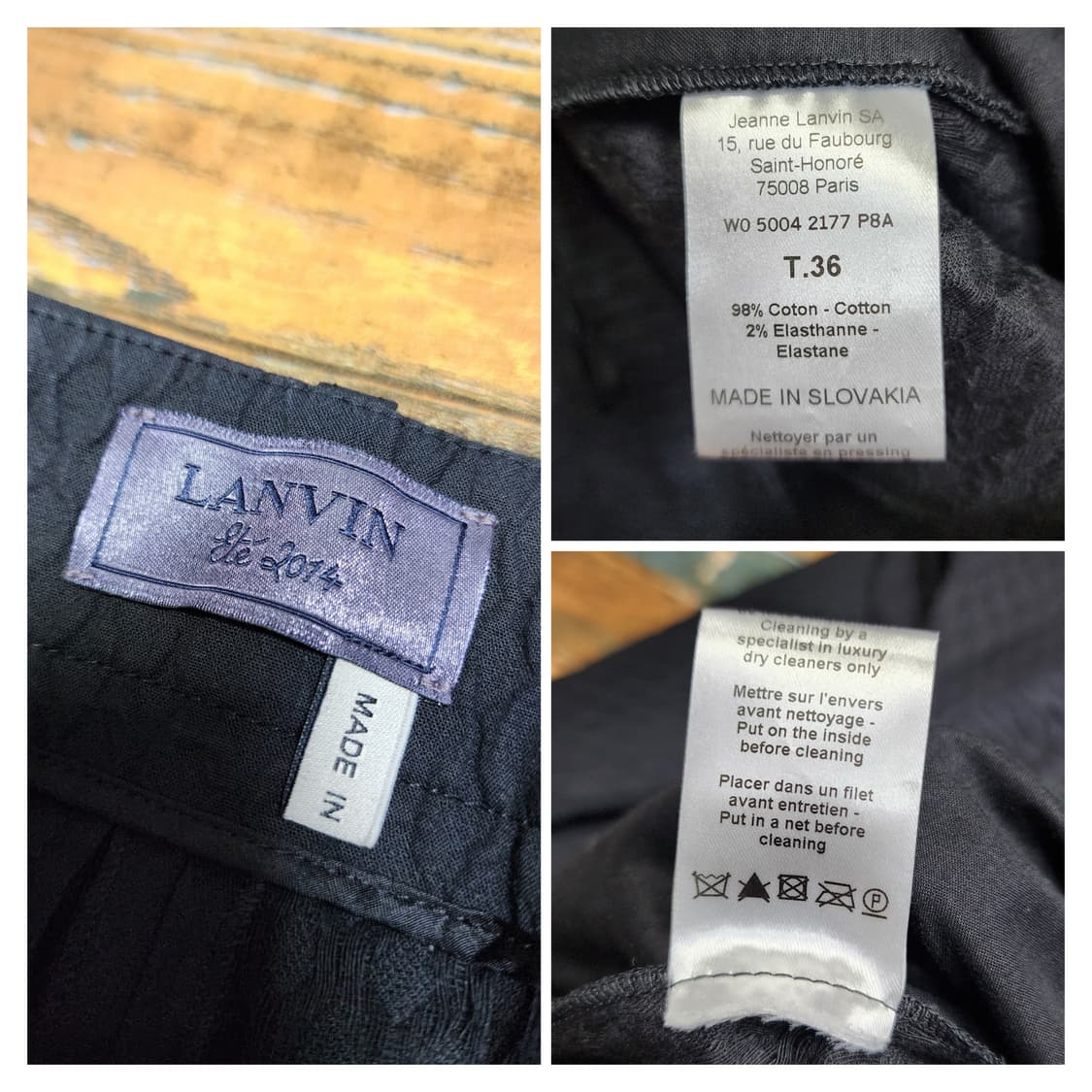 랑방 파리 슬랙스 / LANVIN PARIS / 36 (28) 상품이미지10
