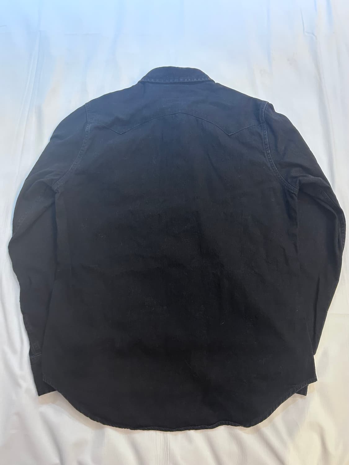 RRL 더블알엘 블랙 데님 웨스턴 셔츠 M 상품이미지2