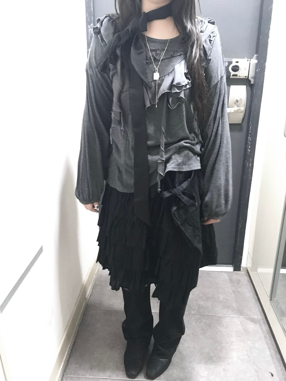 꼼데가르송 AD2015 프릴 변형 스커트 상품이미지2