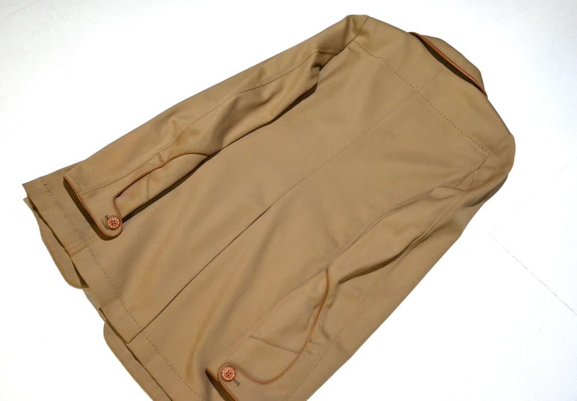 miumiu 2000s archive leather piping coat 상품이미지7