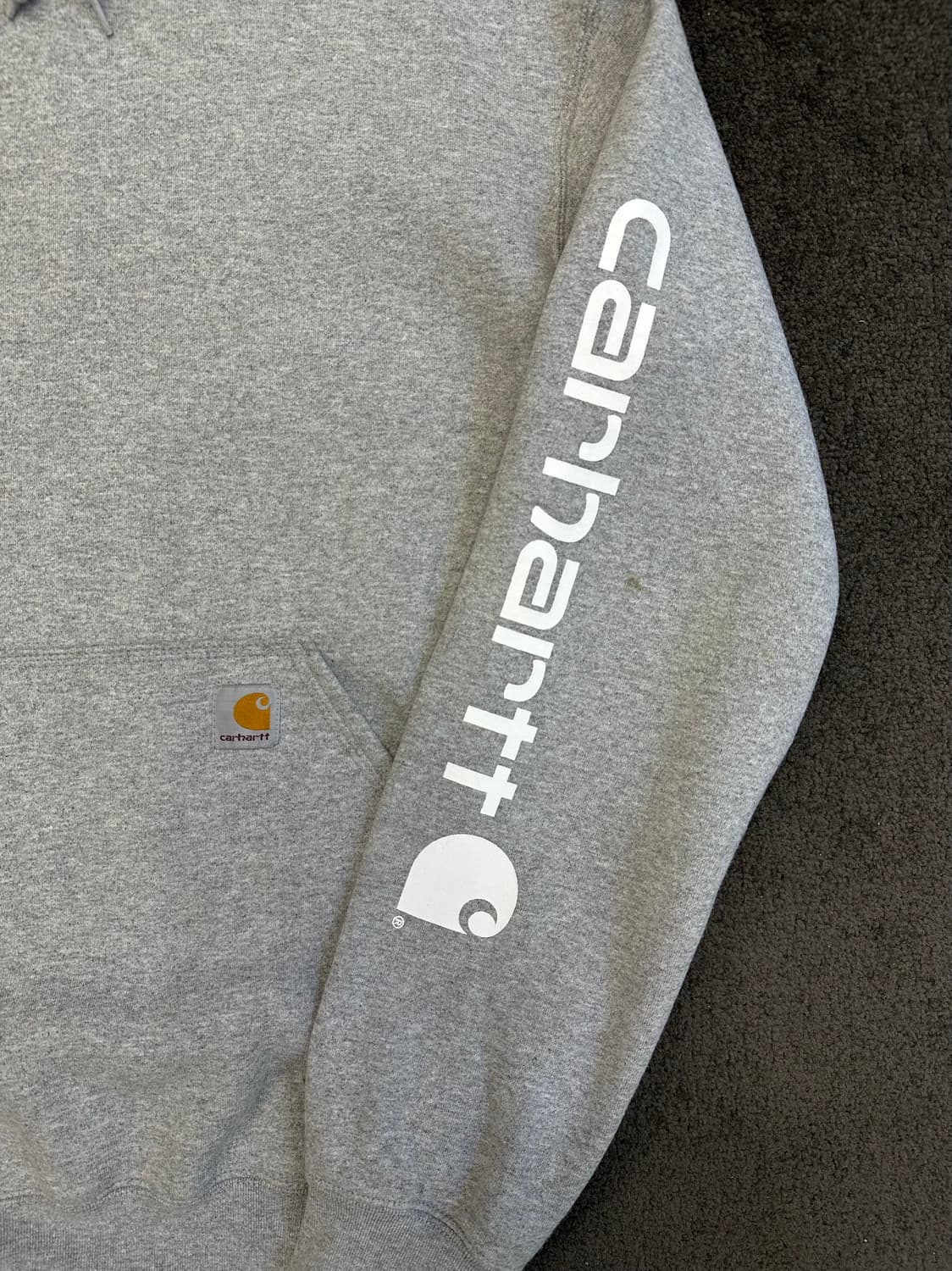 칼하트 회색 후드티 S 상품이미지2